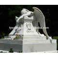 Wholesale life size stone indoor weeping kneeling guardian angel statue